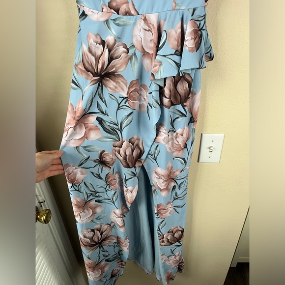 Dress The Population Kai Floral Gown - Picture 6 of 8